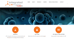 Desktop Screenshot of integratedbiotherapeutics.com